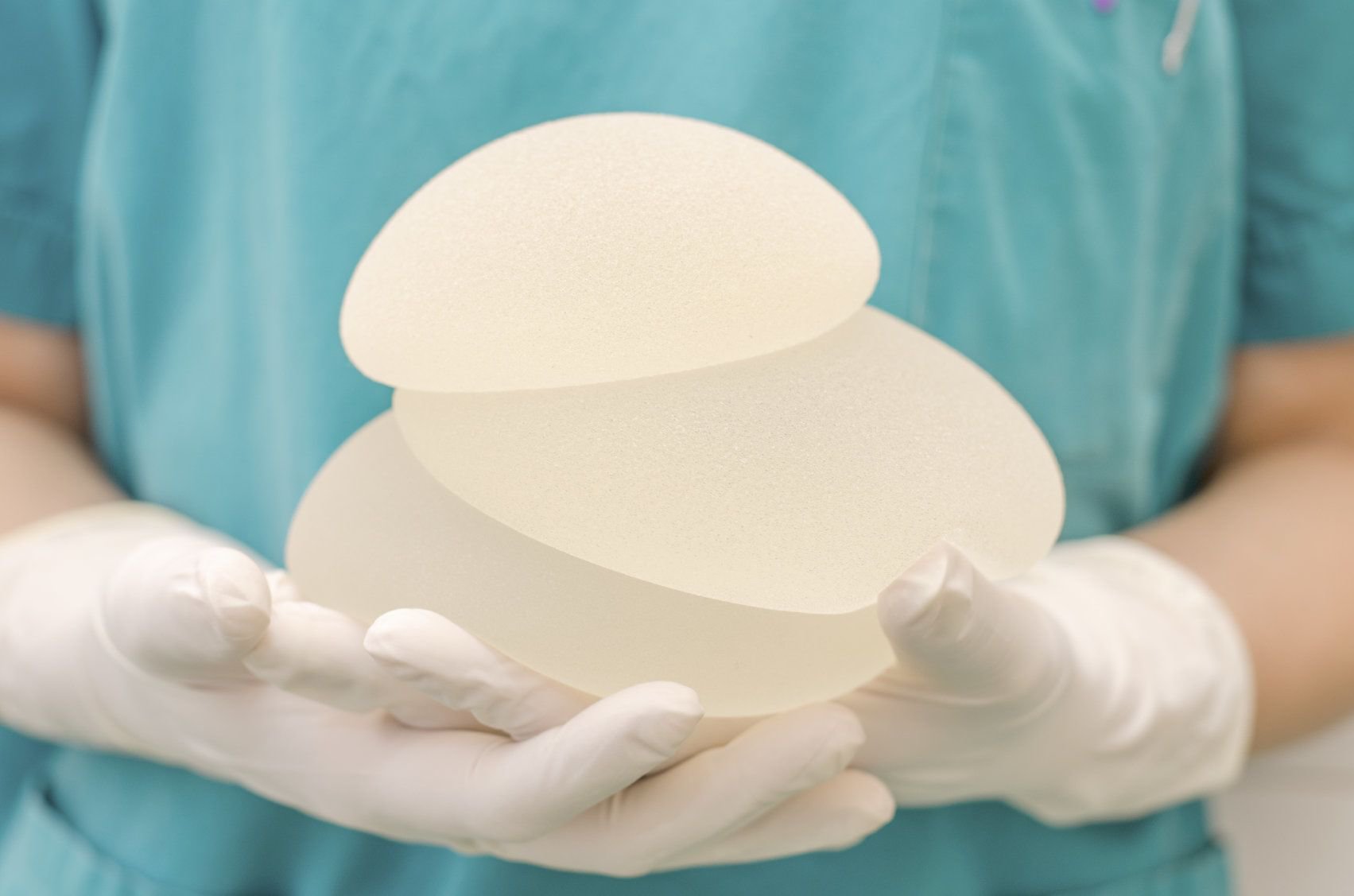 Different kinds of breast implants