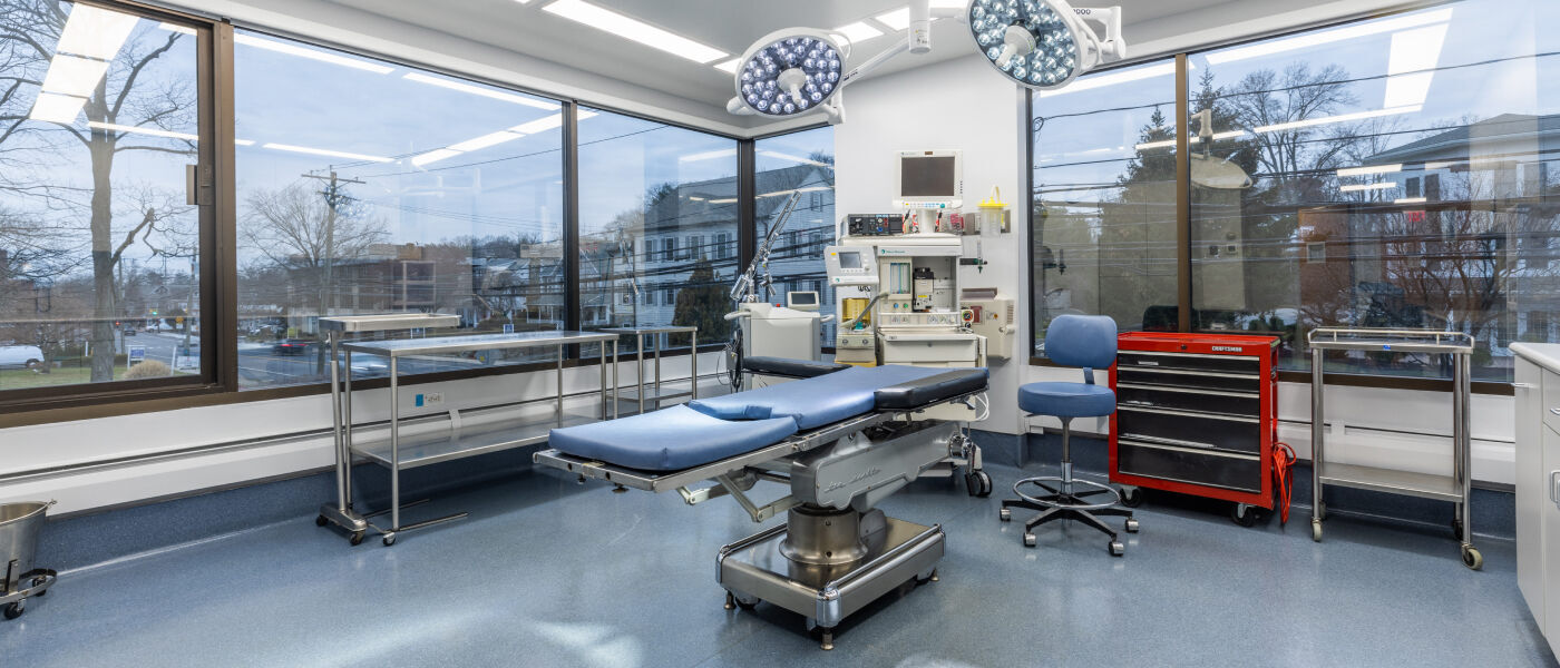 Fairfield County Plastic Surgery center operating room